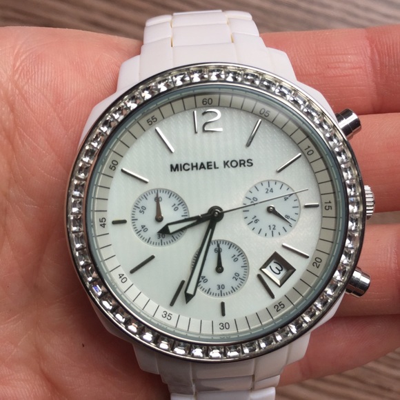 White Michael Kors Watch - Picture 3 of 5